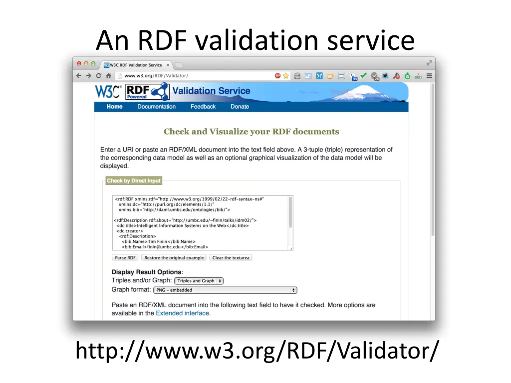 an rdf validation service