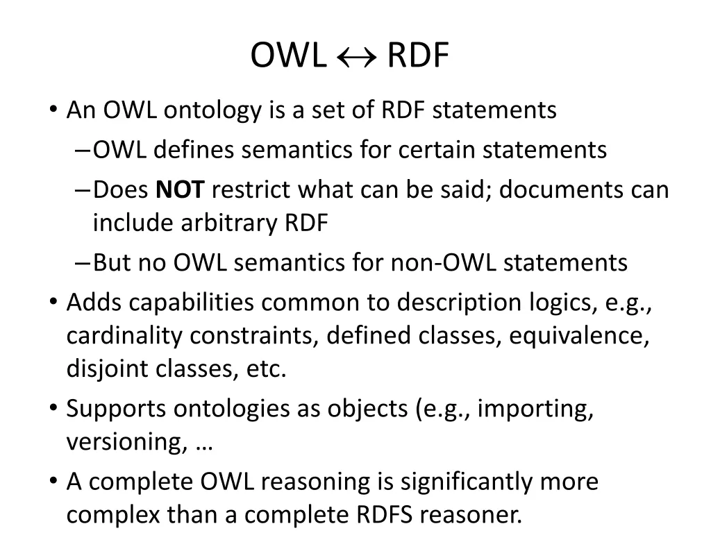 owl rdf