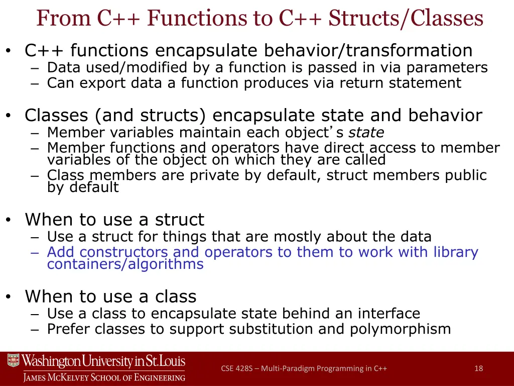 from c functions to c structs classes c functions