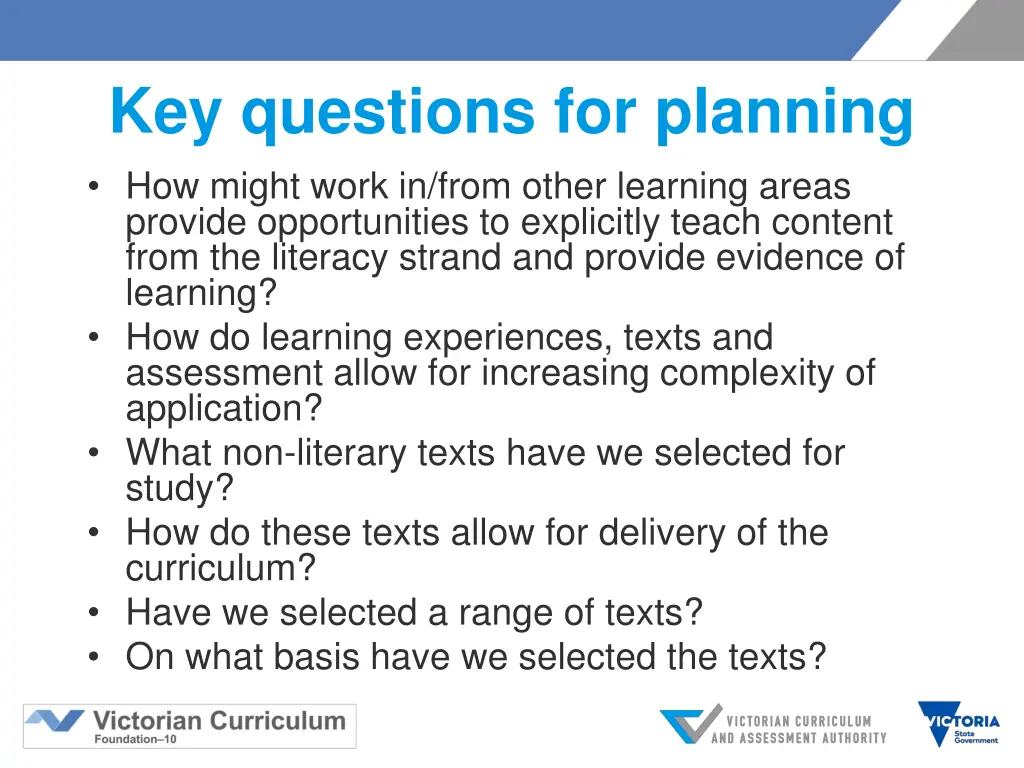 key questions for planning how might work in from