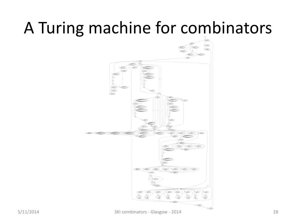 a turing machine for combinators 12