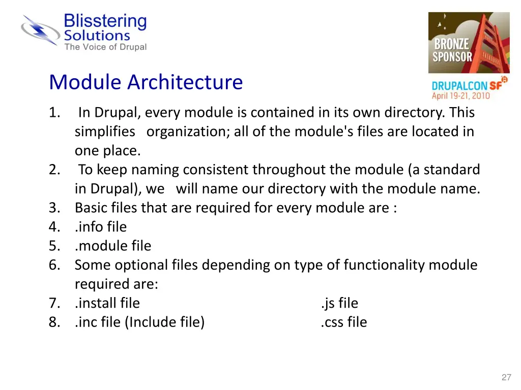 module architecture