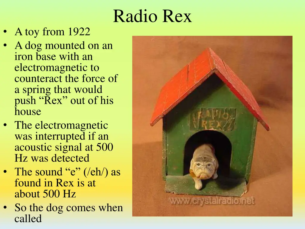 radio rex