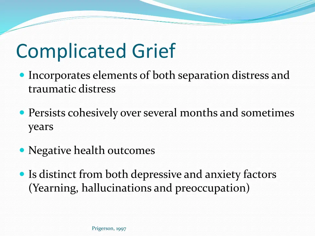 complicated grief