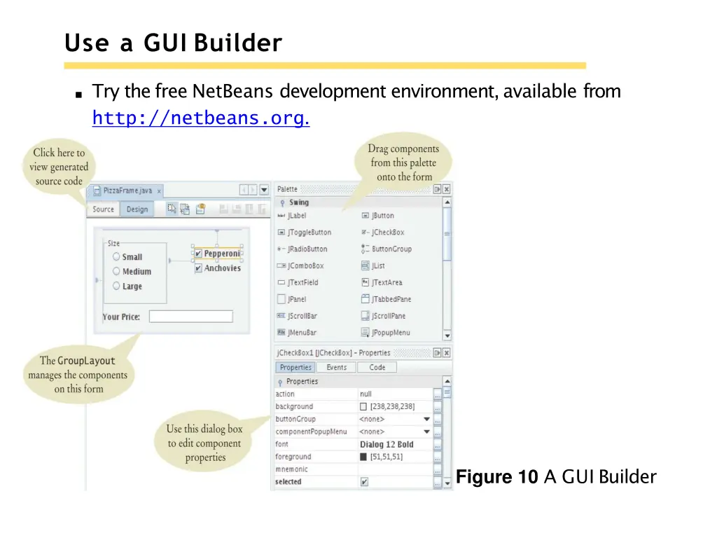 use a gui builder 1