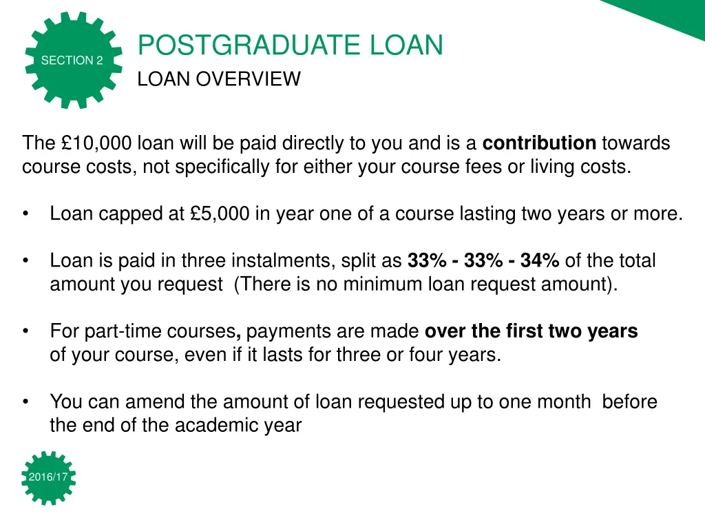 postgraduate loan loan overview