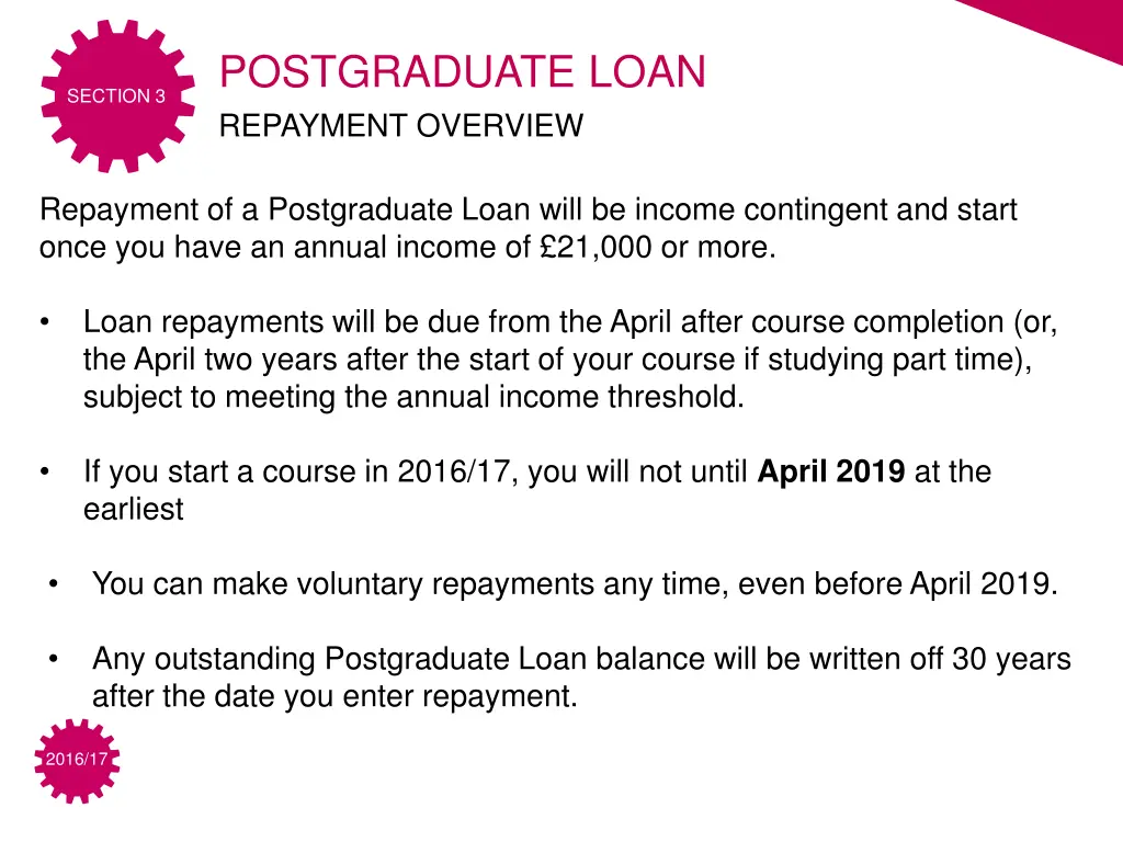 postgraduate loan repayment overview 1