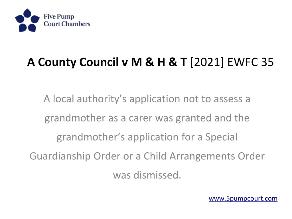 a county council v m h t 2021 ewfc 35