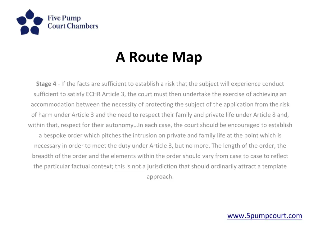 a route map 3