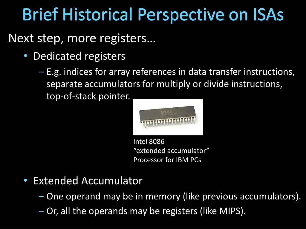 brief historical perspective on isas