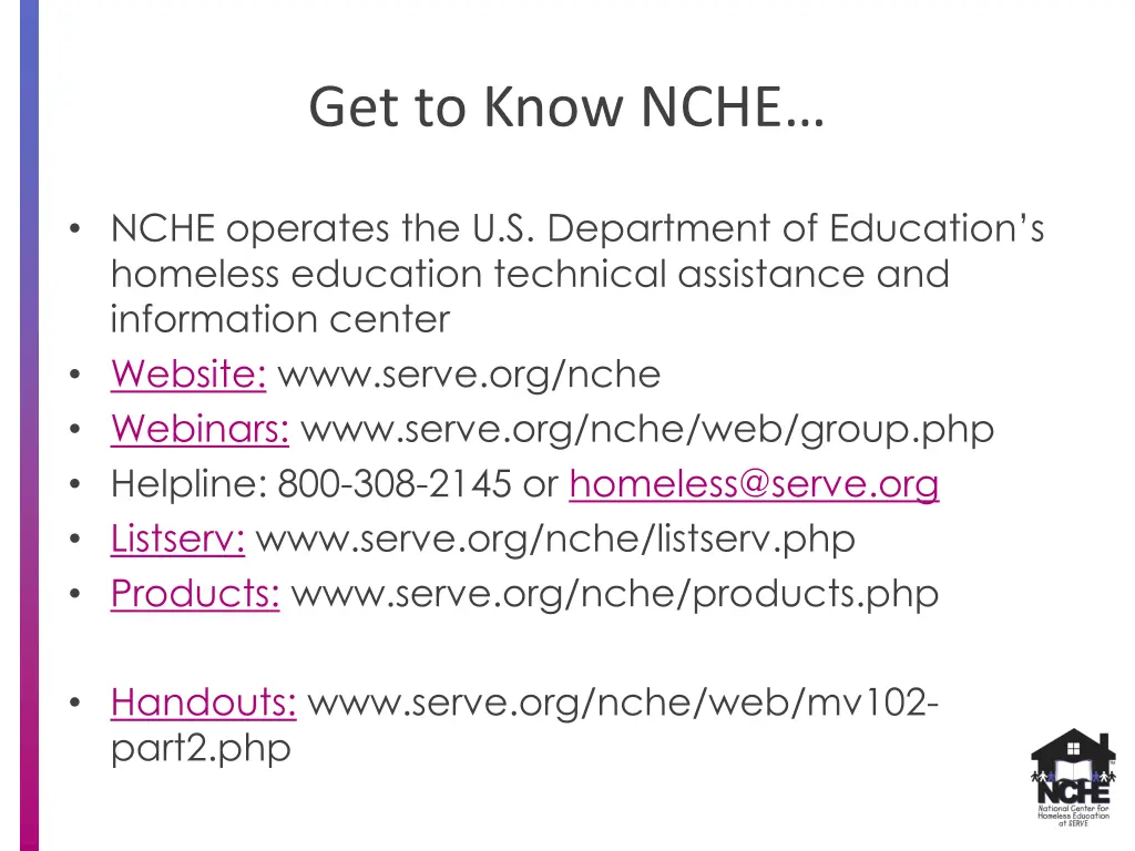 get to know nche