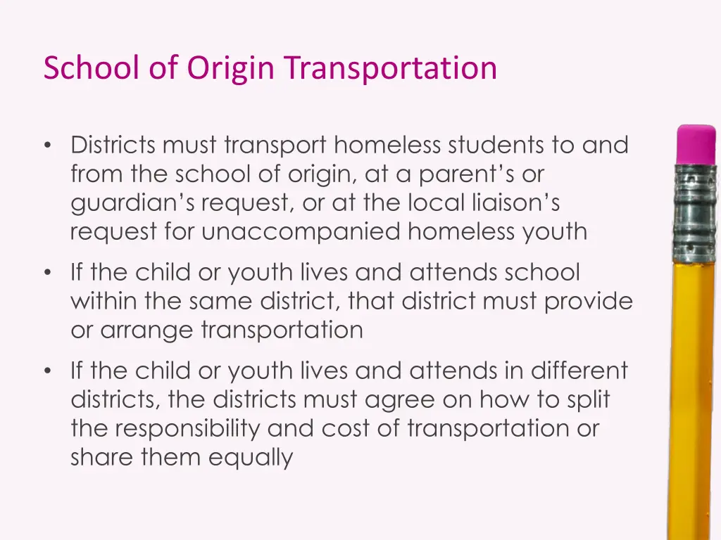 school of origin transportation