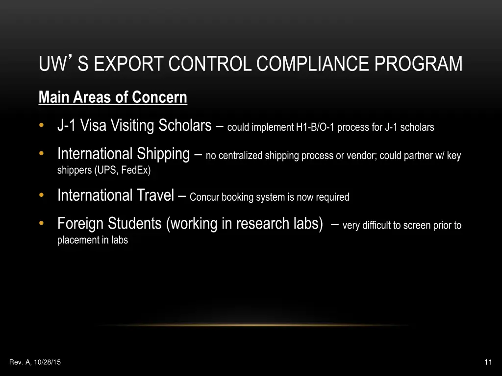 uw s export control compliance program 3