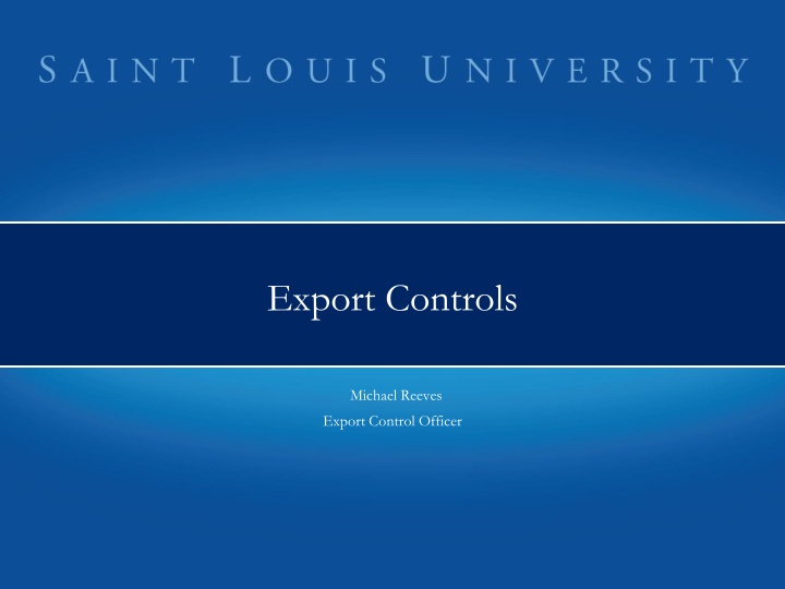 export controls