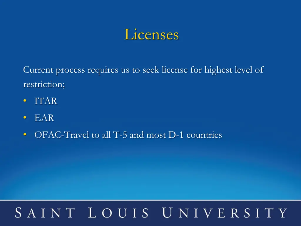 licenses