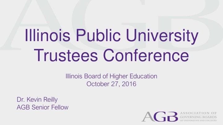 illinois public university trustees conference