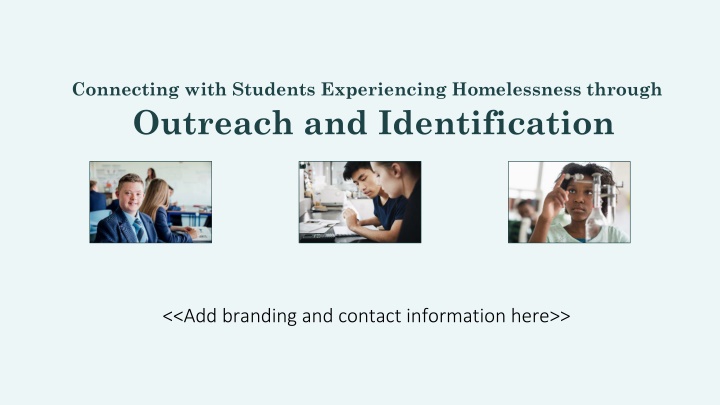 connecting with students experiencing