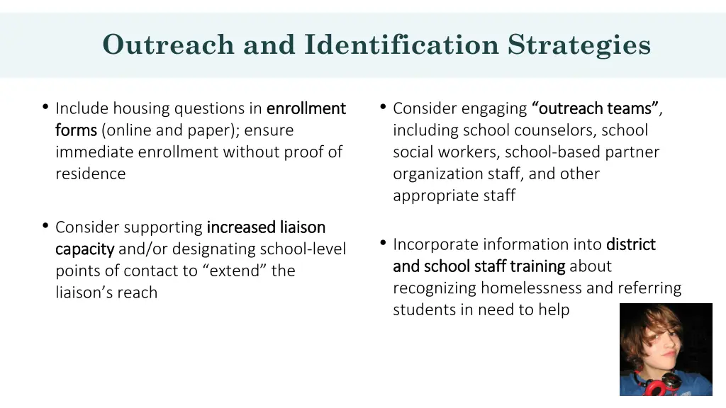 outreach and identification strategies 1