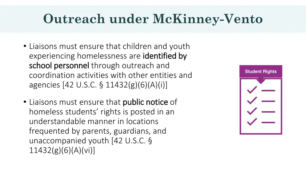 outreach under mckinney vento