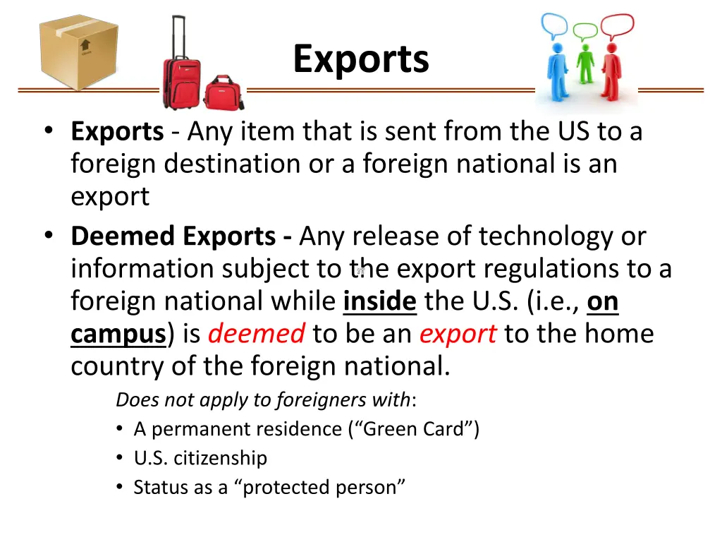 exports