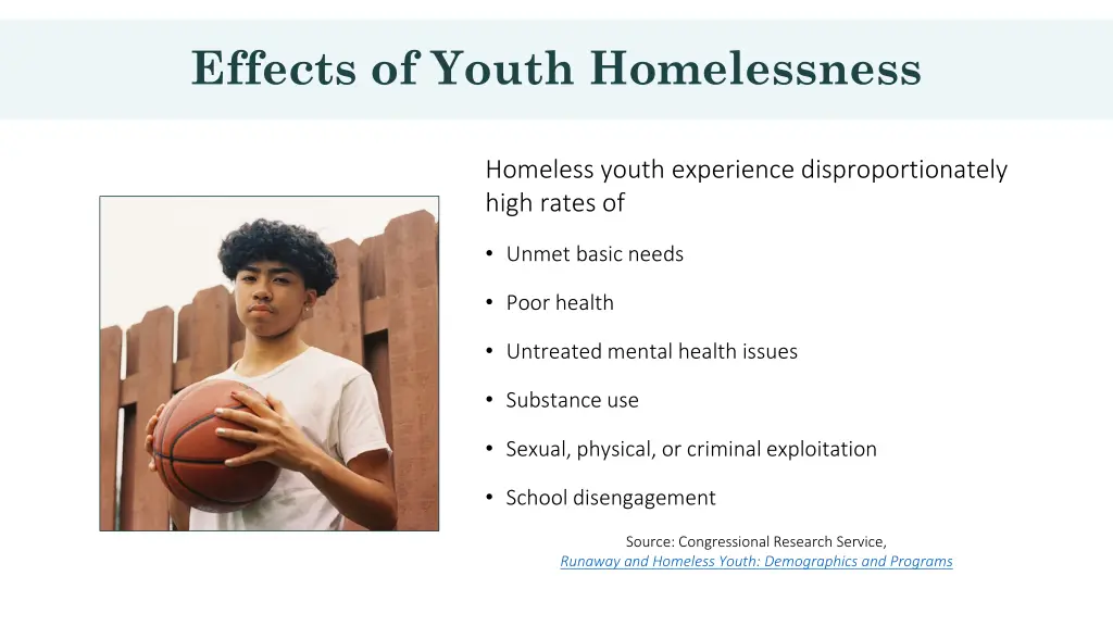 effects of youth homelessness