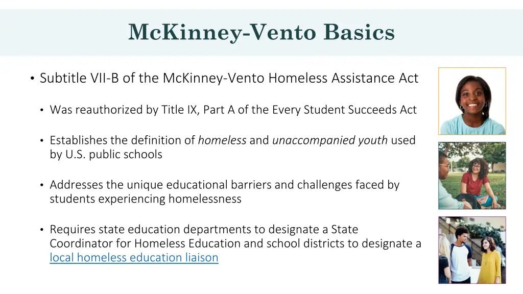 mckinney vento basics