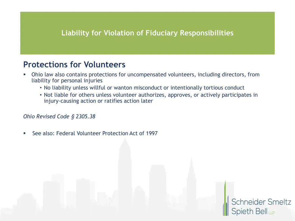 liability for violation of fiduciary 3