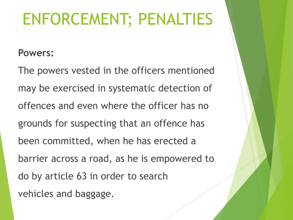 enforcement penalties 1