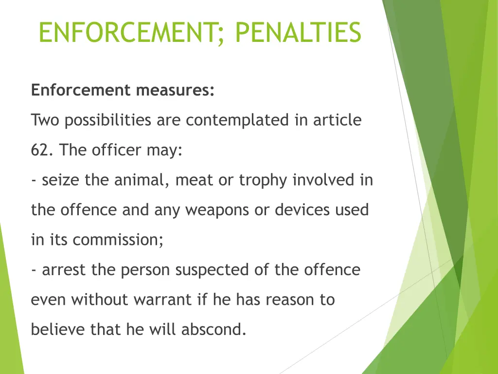 enforcement penalties 2