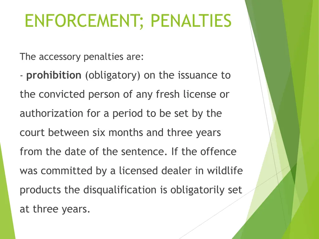 enforcement penalties 5