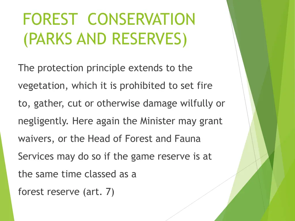 forest conservation parks and reserves 3