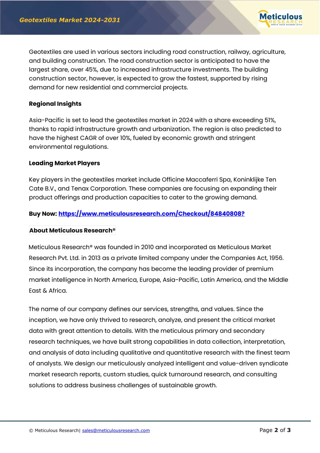 geotextiles market 20 2 4 20 31 1