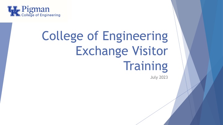 college of engineering exchange visitor