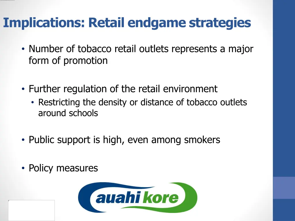 implications retail endgame strategies