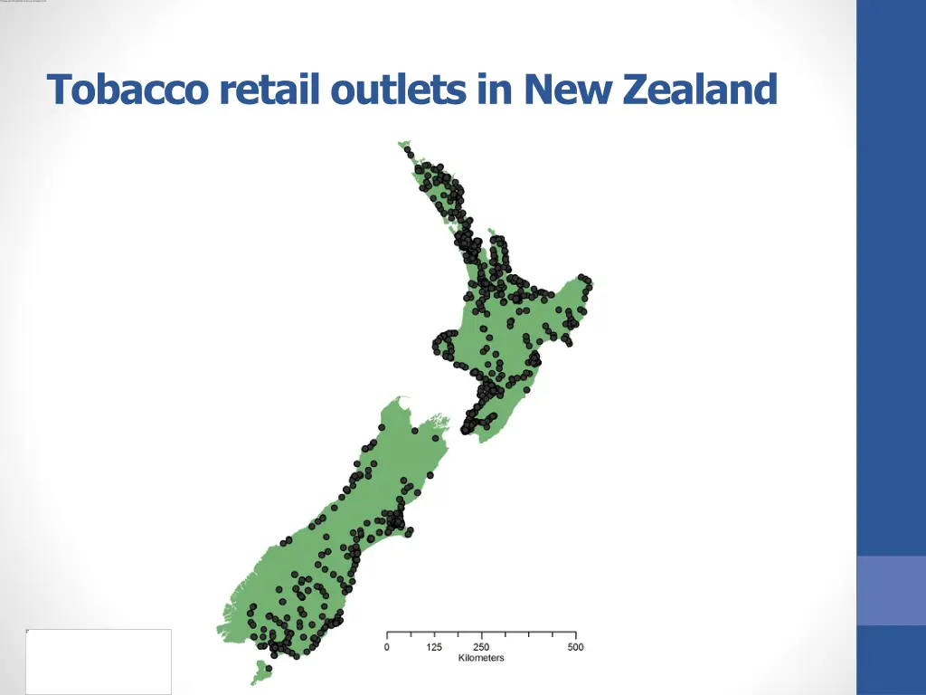 tobacco retail outlets in new zealand