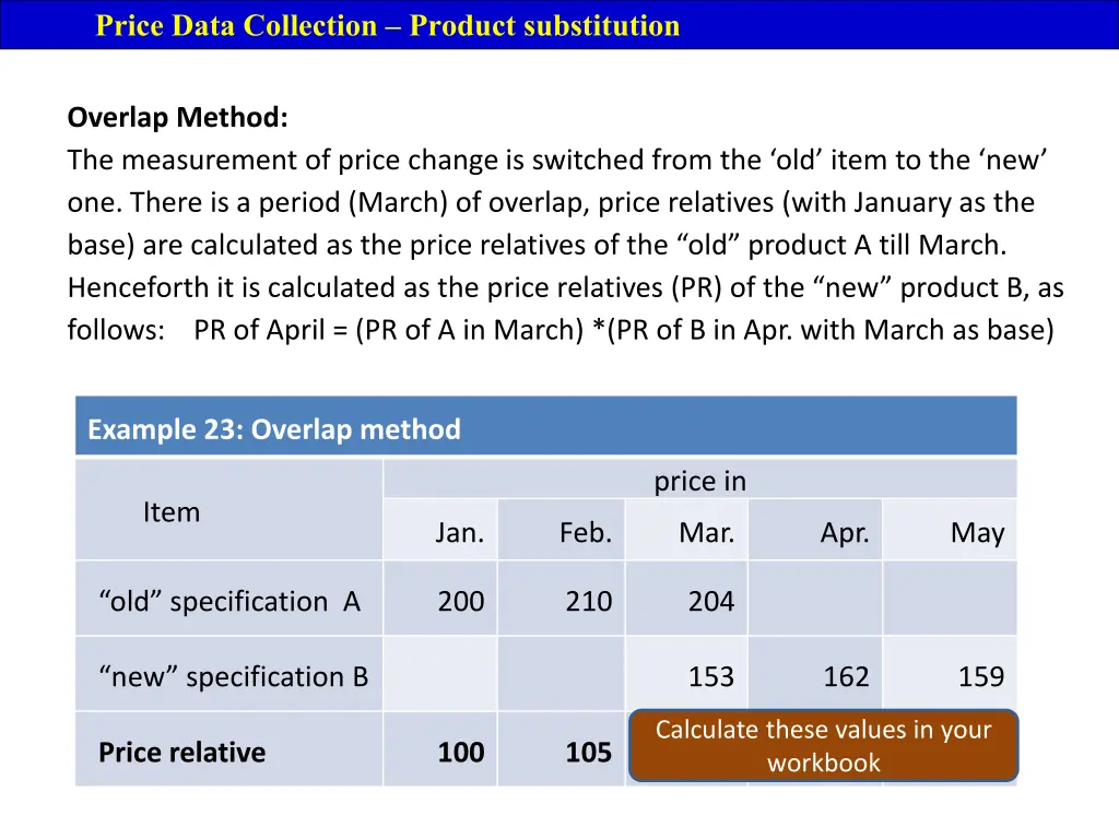 price data collection product substitution 3