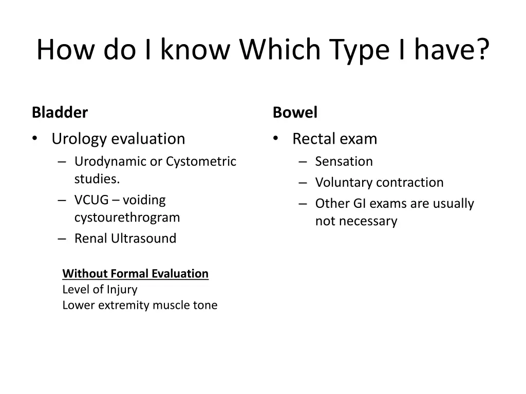 how do i know which type i have