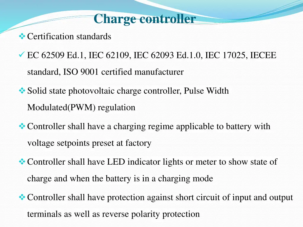 charge controller