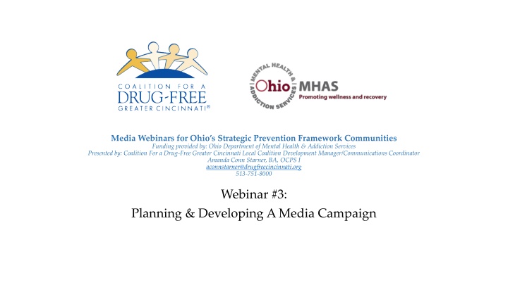 media webinars for ohio s strategic prevention