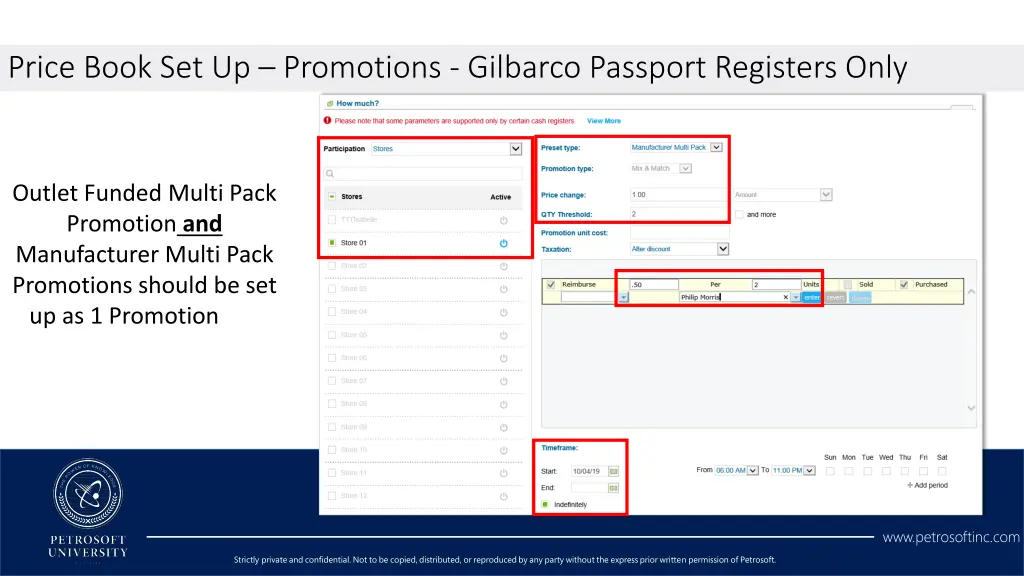 price book set up promotions gilbarco passport