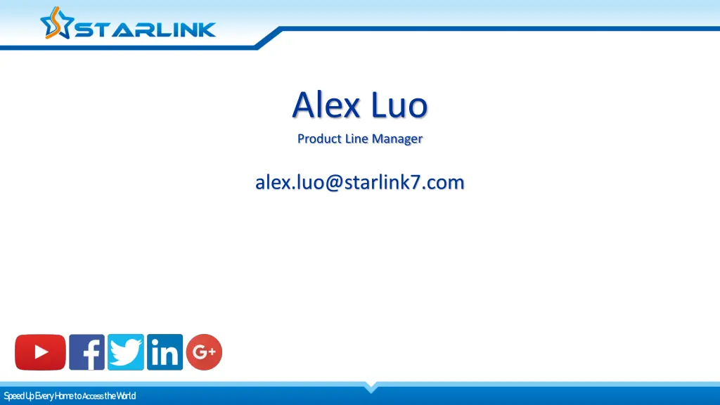 alex luo product line manager