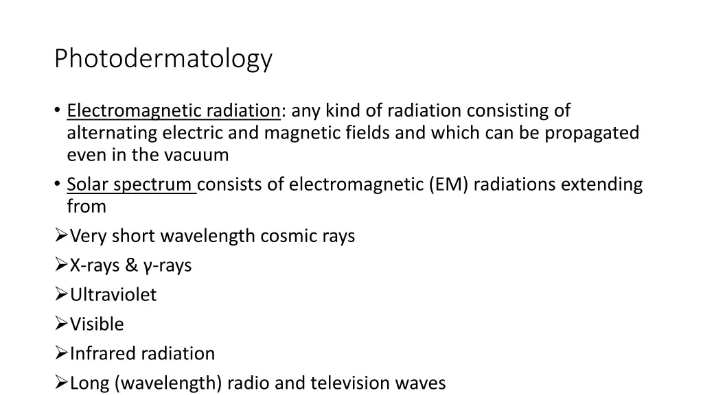 photodermatology