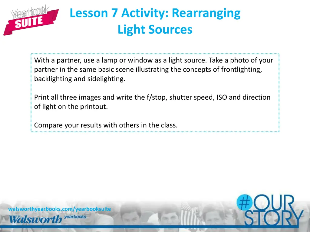 lesson 7 activity rearranging light sources