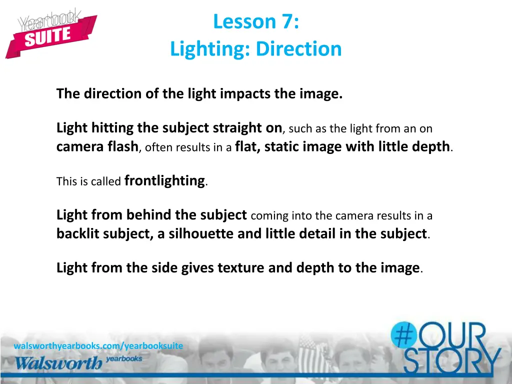 lesson 7 lighting direction 2