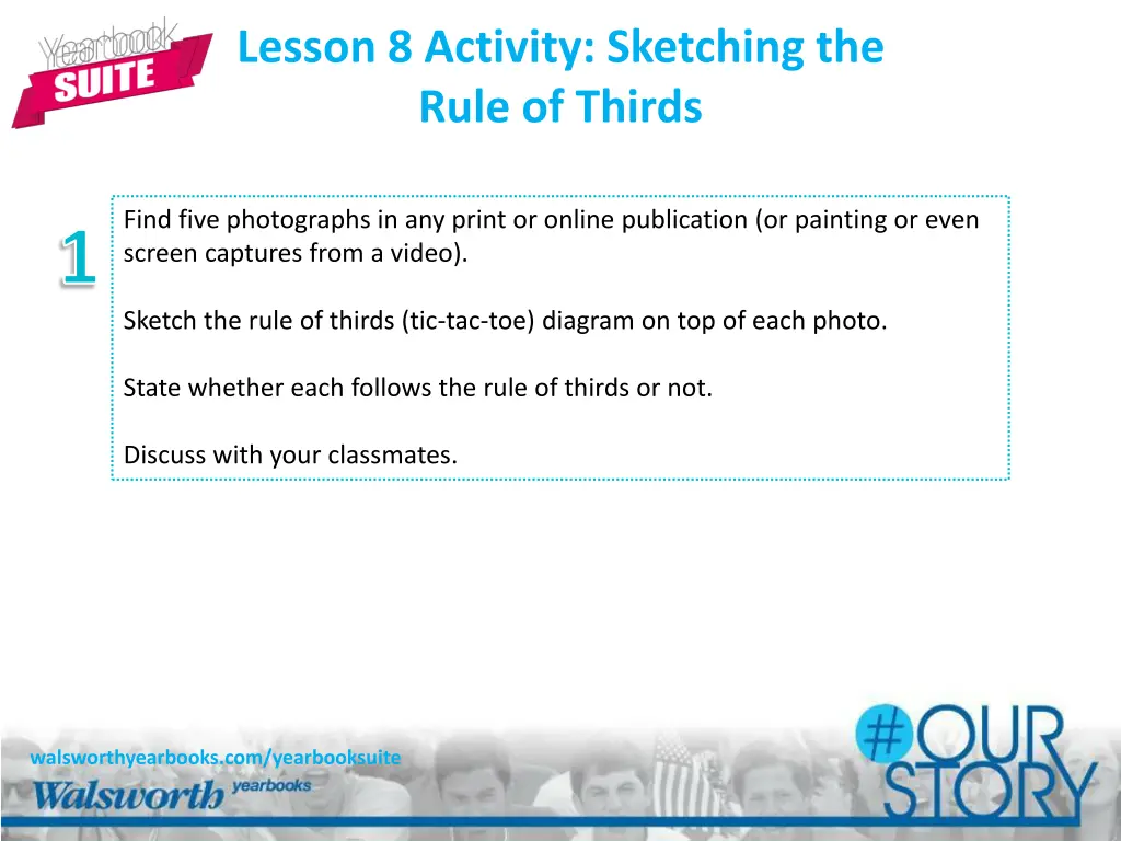 lesson 8 activity sketching the rule of thirds