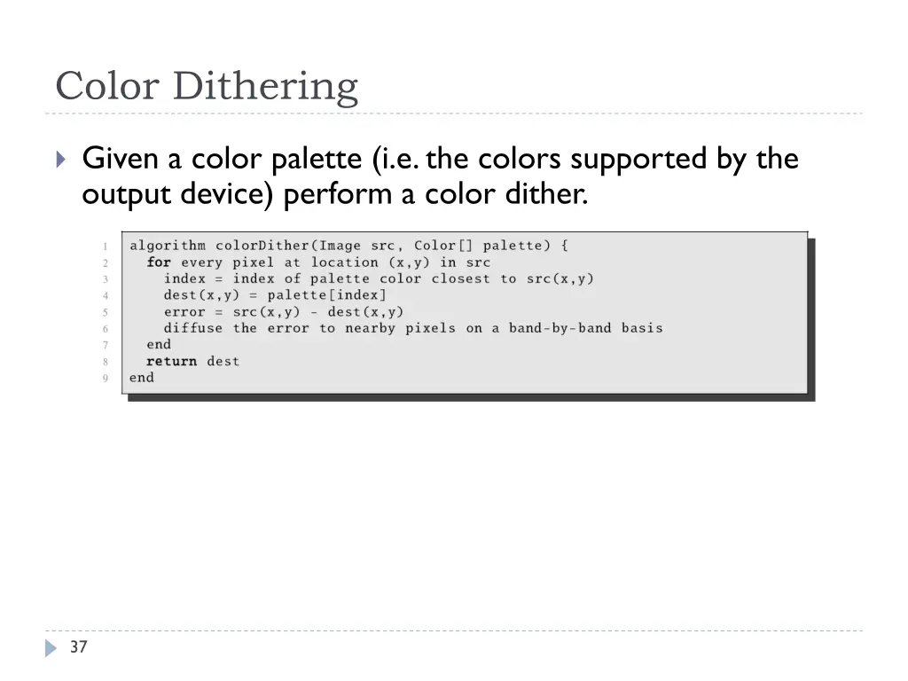 color dithering