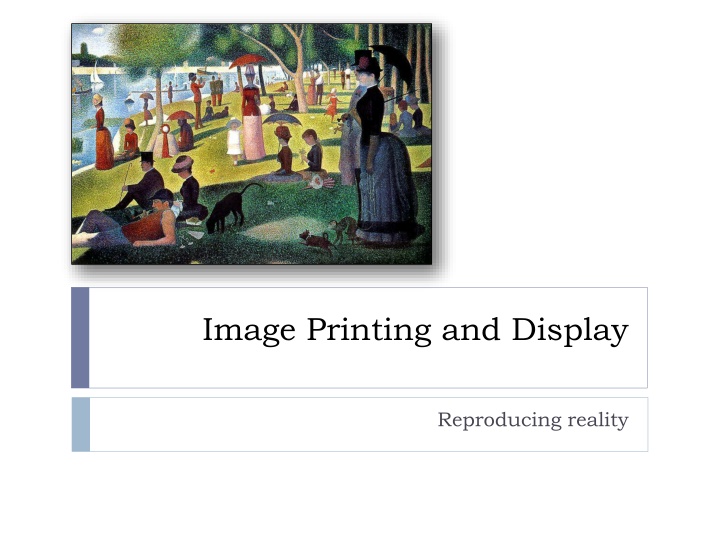 image printing and display