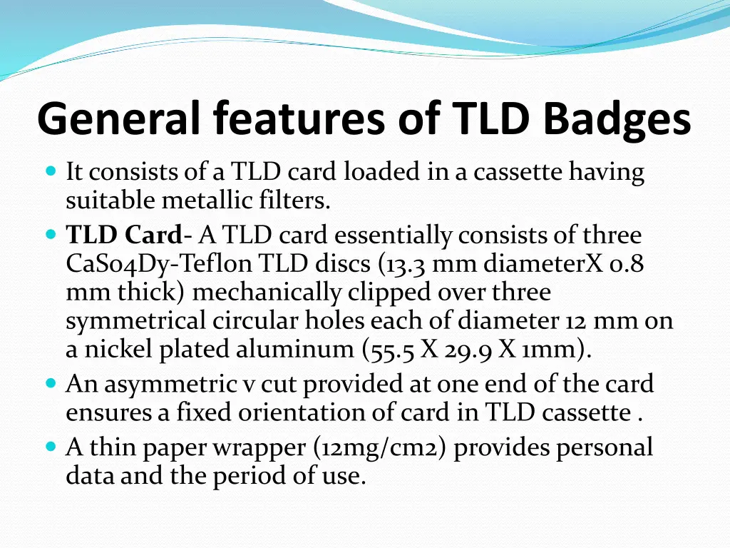 general features of tld badges it consists