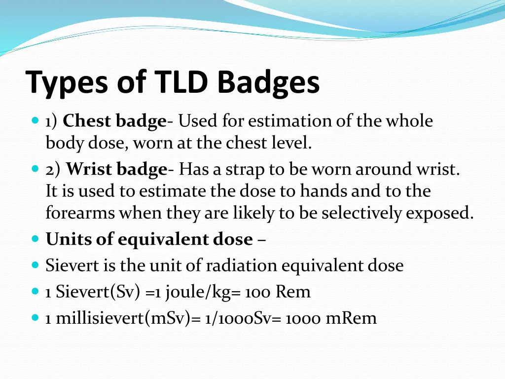 types of tld badges