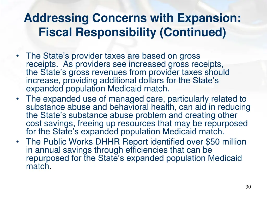 addressing concerns with expansion fiscal 4